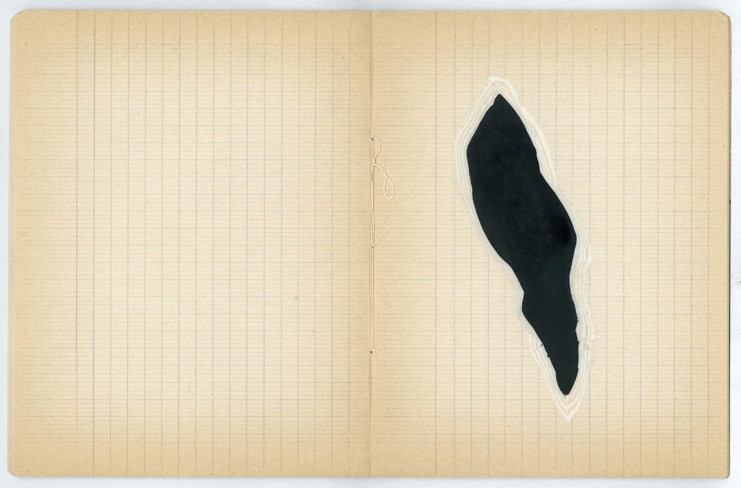 15 – Aïcha Snoussi – Anticodexxx – Encre sur cahier d_écolier – 17 x 22 cm – 2017