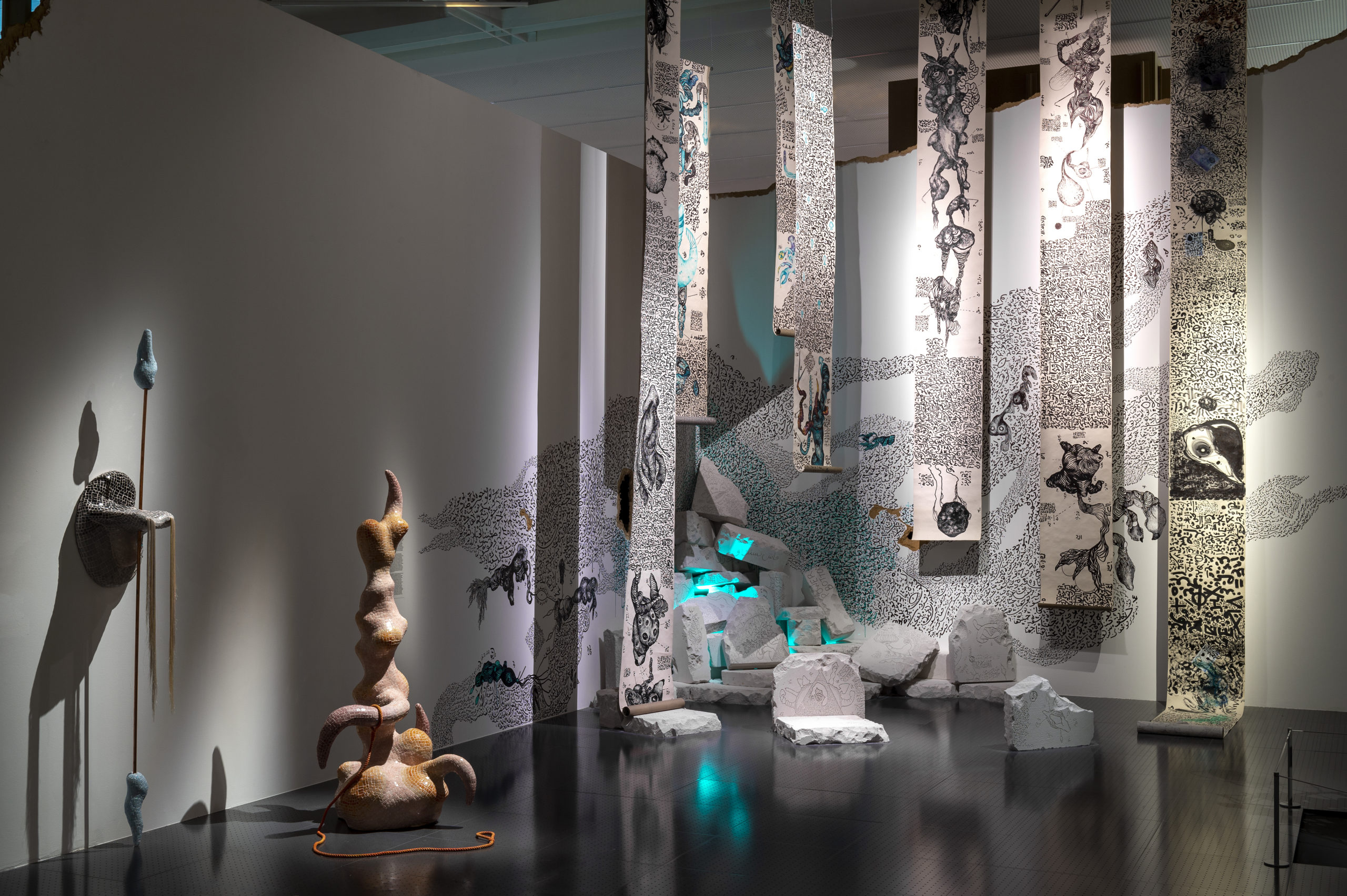 Aïcha snoussi, Mediterranean Cyborgs, Centre Pompidou Metz, photo Marc Domage, 2022_2